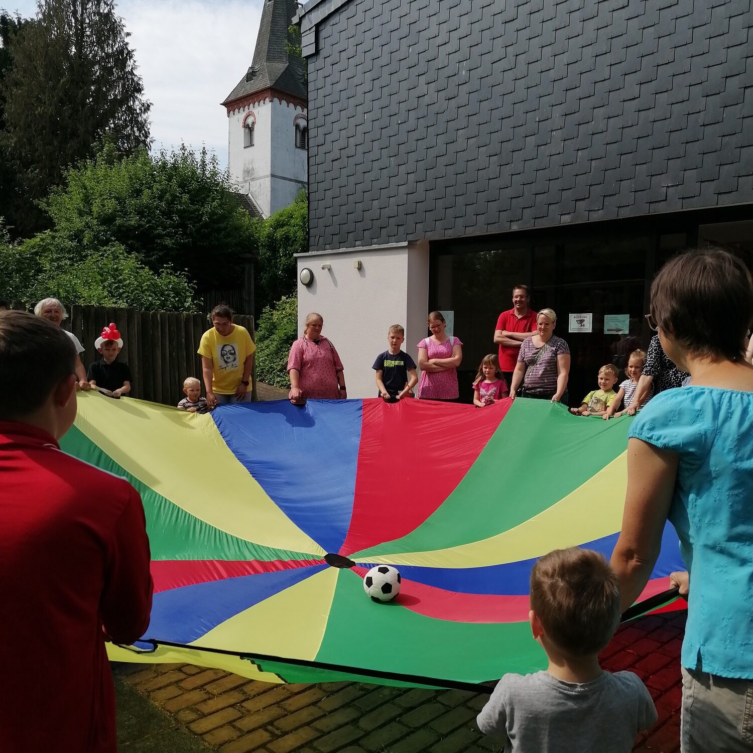 Vater-Unser-Schwungtuch